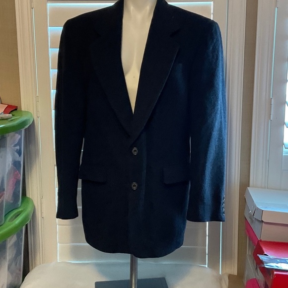 Elegant Navy Men's Blazer - Picture 1 of 7